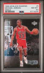 1998-99 Black Diamond #5 Michael Jordan PSA 8.5 | Eastridge Sports Cards