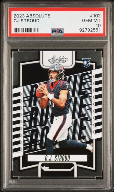 2023 Absolute #102 C.J. Stroud PSA 10 (Rookie) | Eastridge Sports Cards