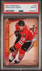 2007-08 Upper Deck #462 Jonathan Toews PSA 8 (Rookie) | Eastridge Sports Cards