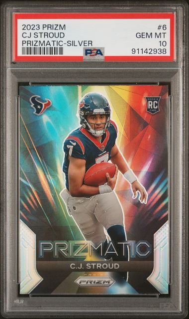 2023 Panini Prizm Prizmatic Silver Prizm #6 CJ Stroud PSA 10 (Rookie) | Eastridge Sports Cards