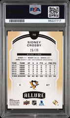 2020-21 Upper Deck Allure Blue Line #70 Sidney Crosby #25/35 PSA 9 | Eastridge Sports Cards