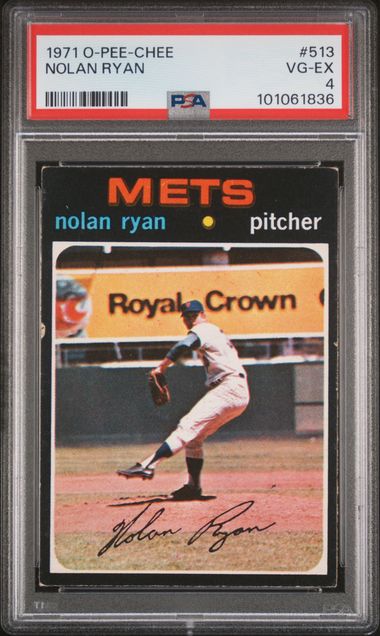 1971 O-Pee-Chee #513 Nolan Ryan PSA 4 | Eastridge Sports Cards