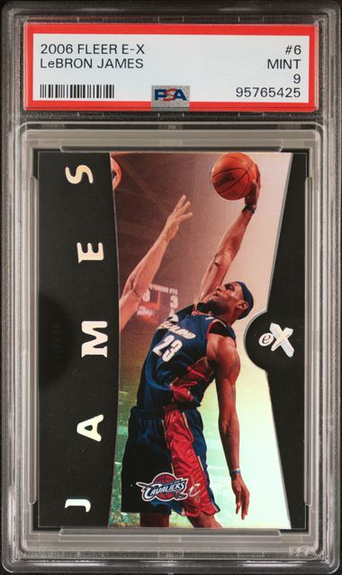 2006-07 E-X #6 LeBron James PSA 9 | Eastridge Sports Cards