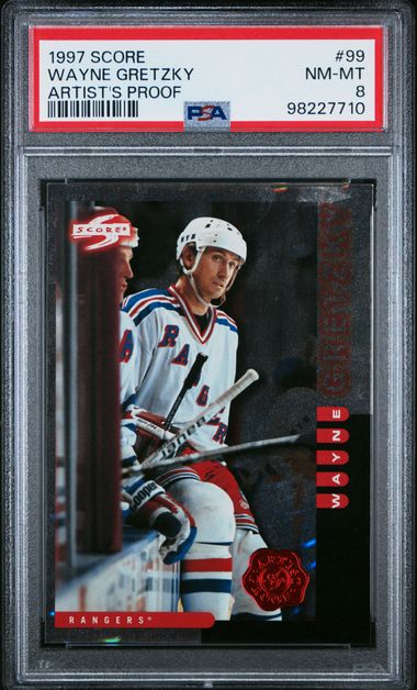 1997-98 Score Artist's Proofs #99 Wayne Gretzky PSA 8 | Eastridge Sports Cards