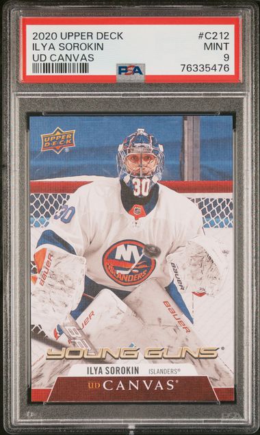 2020-21 Upper Deck Canvas #C212 Ilya Sorokin PSA 9 (Rookie) | Eastridge Sports Cards