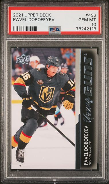 2021-22 Upper Deck #496 Pavel Dorofeyev PSA 10 (Rookie) | Eastridge Sports Cards