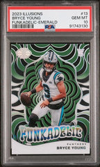 2023 Panini Illusions Funkadelic Emerald #13 Bryce Young PSA 10 (Rookie) | Eastridge Sports Cards