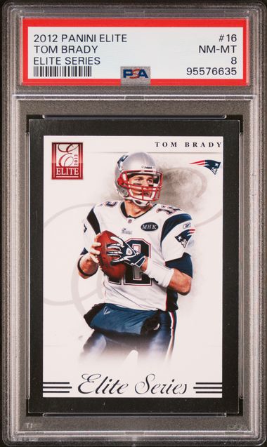 2012 Elite Elite Series #16 Tom Brady #149/999 PSA 8 | Eastridge Sports Cards