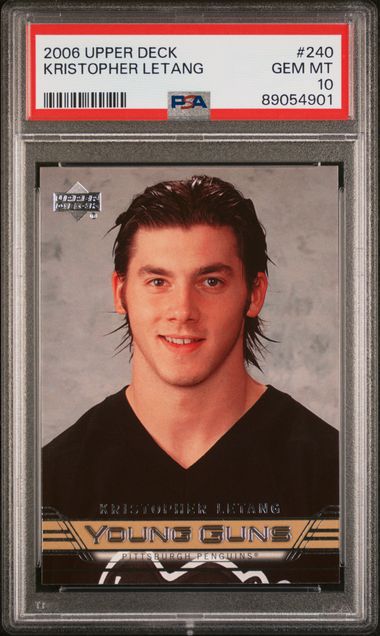 2006-07 Upper Deck #240 Kristopher Letang PSA 10 (Rookie) | Eastridge Sports Cards