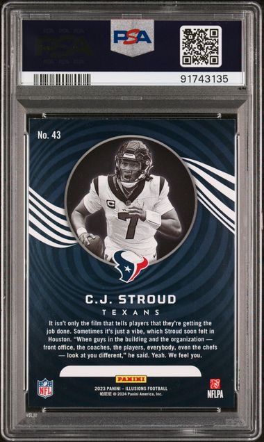 2023 Panini Illusions Retail #43 CJ Stroud PSA 9 (Rookie) | Eastridge Sports Cards