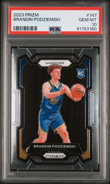 2023-24 Panini Prizm #147 Brandin Podziemski PSA 10 (Rookie) | Eastridge Sports Cards