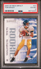 2000 Skybox Impact #27 Tom Brady PSA 6 (Rookie) | Eastridge Sports Cards