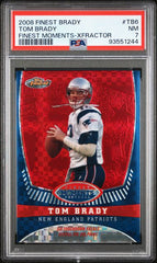 2008 Finest Tom Brady Finest Moments Xfractors #TB6 Tom Brady #07/50 PSA 7 | Eastridge Sports Cards