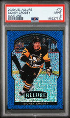 2020-21 Upper Deck Allure Blue Line #70 Sidney Crosby #25/35 PSA 9 | Eastridge Sports Cards