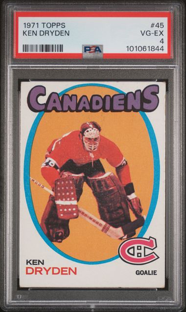 1971-72 Topps #45 Ken Dryden PSA 4 (Rookie) | Eastridge Sports Cards