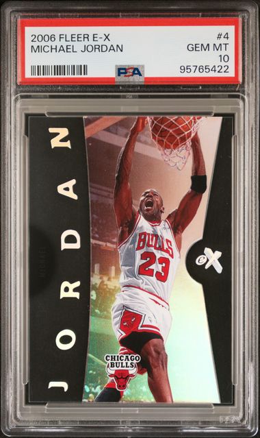 2006-07 Fleer E-X #4 Michael Jordan PSA 10 | Eastridge Sports Cards