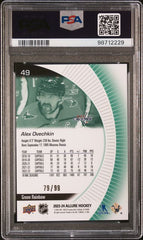 2023-24 Upper Deck Allure Green Rainbow #49 Alex Ovechkin #79/99 PSA 9 | Eastridge Sports Cards