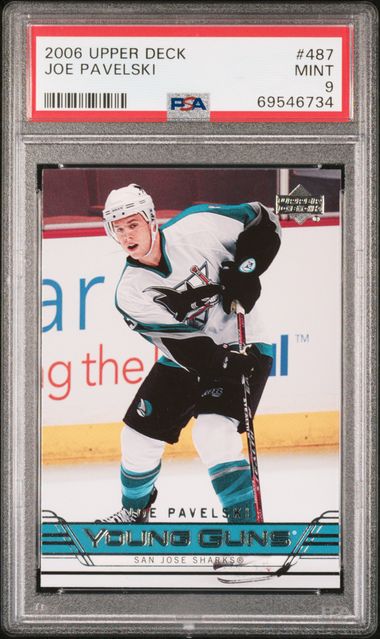 2006-07 Upper Deck #487 Joe Pavelski PSA 9 (Rookie) | Eastridge Sports Cards