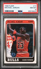 1988-89 Fleer #17 Michael Jordan PSA 8 | Eastridge Sports Cards