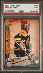 2007-08 Upper Deck #456 Tuukka Rask PSA 9 (Rookie) | Eastridge Sports Cards