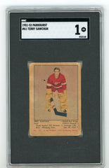 1951-52 Parkhurst #61 Terry Sawchuk SGC 1 (Rookie) | Eastridge Sports Cards