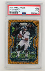 2020 Panini Prizm Lazer Prizm #343 Jalen Hurts PSA 9 (Rookie) | Eastridge Sports Cards