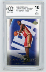 2003 Upper Deck LeBron James Box Set #21 LeBron James BCCG 10 (Rookie) | Eastridge Sports Cards