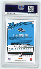 2018 Donruss #317 Lamar Jackson PSA 8 (Rookie) | Eastridge Sports Cards