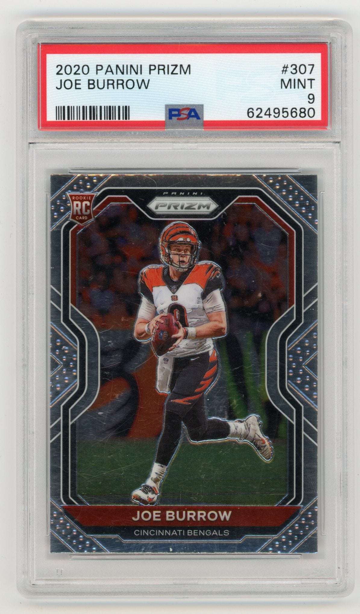 2020 Panini Prizm #307 Joe Burrow PSA 9 (Rookie) | Eastridge Sports Cards