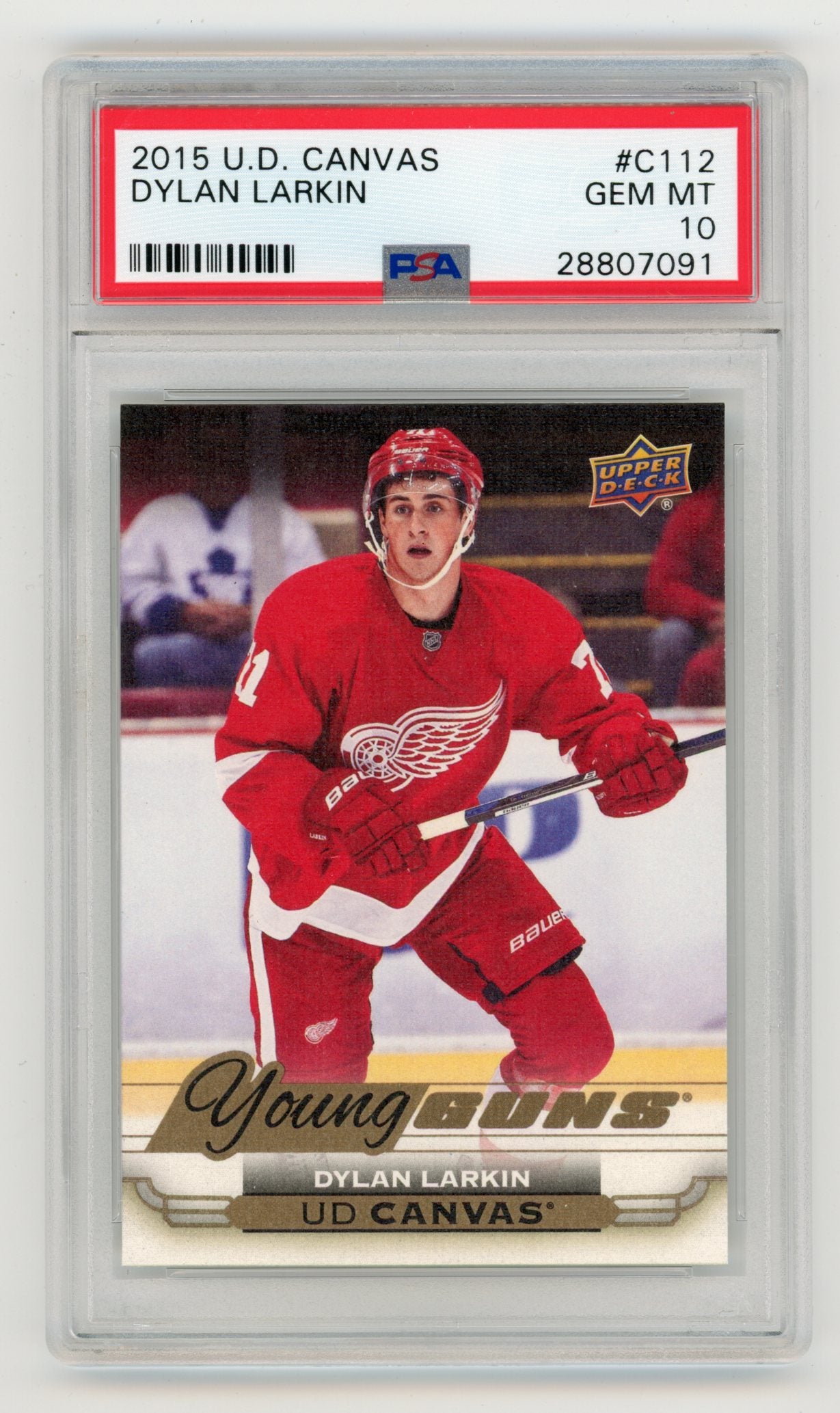 2015-16 Upper Deck Canvas #C112 Dylan Larkin PSA 10 (Rookie) | Eastridge Sports Cards