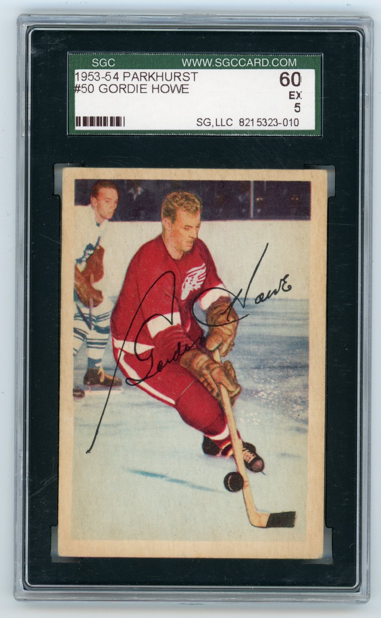 1953-54 Parkhurst #50 Gordie Howe SGC 5 | Eastridge Sports Cards