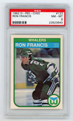 1982-83 O-Pee-Chee #123 Ron Francis PSA 8 (Rookie) | Eastridge Sports Cards