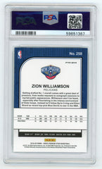 2019-20 Hoops Premium Stock Green Prizm #258 Zion Williamson PSA 9 (Rookie) | Eastridge Sports Cards