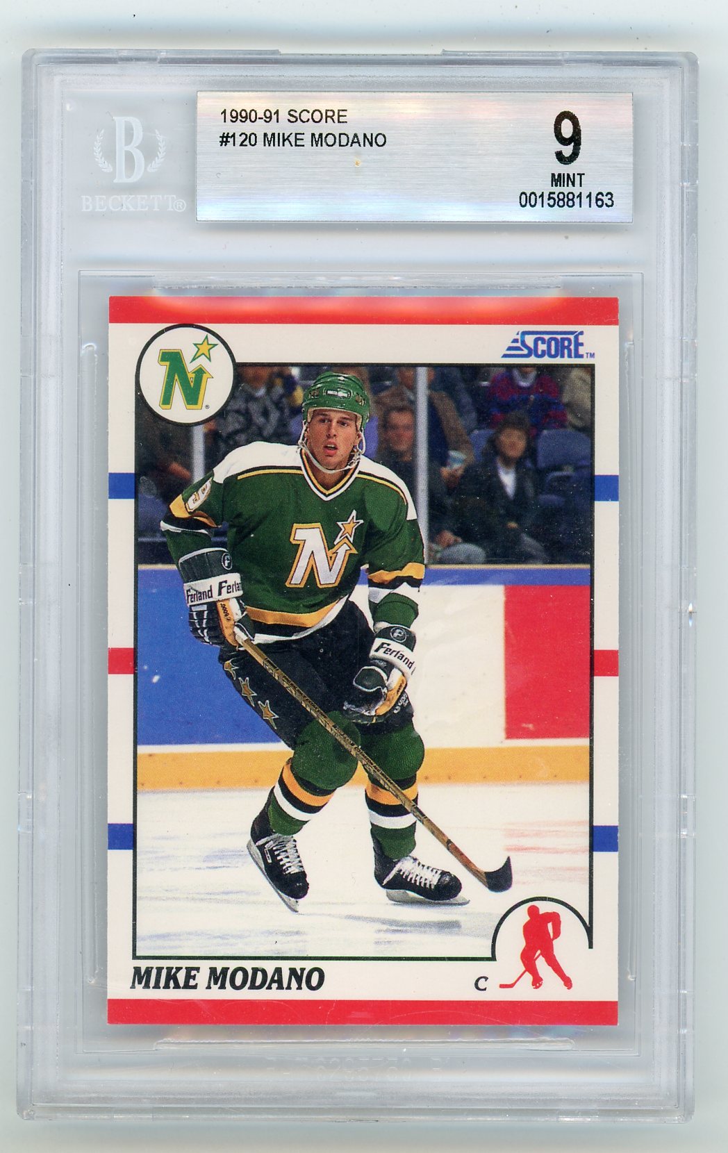 1990-91 Score #120 Mike Modano BGS 9 (Rookie) | Eastridge Sports Cards