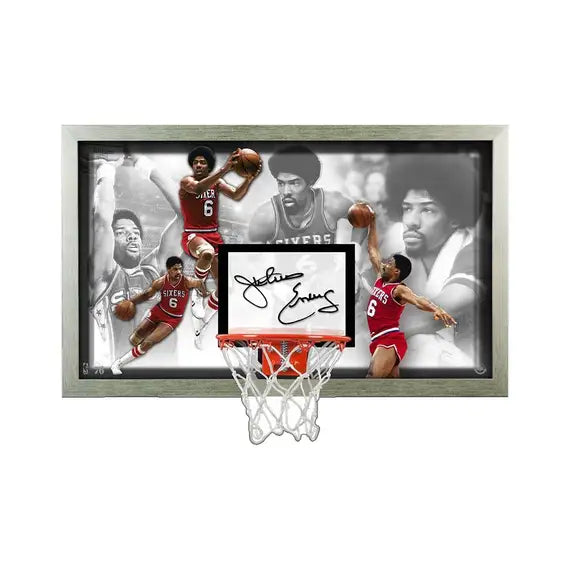 Julius Erving Autographed "Trendsetter" Backboard (Upper Deck Authenticated) | Eastridge Sports Cards