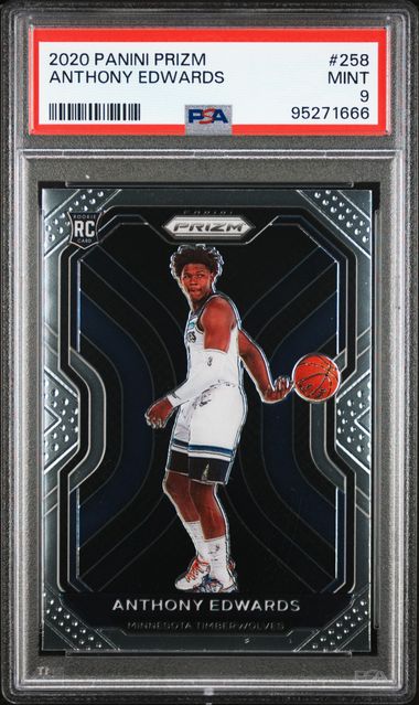 2020-21 Panini Prizm #258 Anthony Edwards PSA 9 (Rookie) | Eastridge Sports Cards