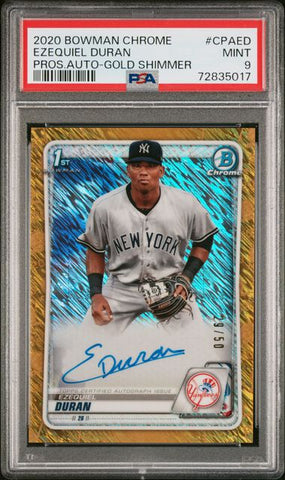 Bobby Witt Jr. Signed 2021 Bowman Chrome Prospects #BCP1 (PSA)