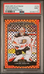 2022-23 O-Pee-Chee Platinum Orange Checkers #210 Lukas Dostal #18/25 PSA 9 (Rookie) | Eastridge Sports Cards