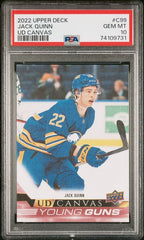 2022-23 Upper Deck UD Canvas #C99 Jack Quinn PSA 10 (Rookie) | Eastridge Sports Cards