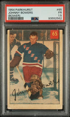 1954-55 Parkhurst #65 Johnny Bower PSA 1.5 (Rookie) | Eastridge Sports Cards