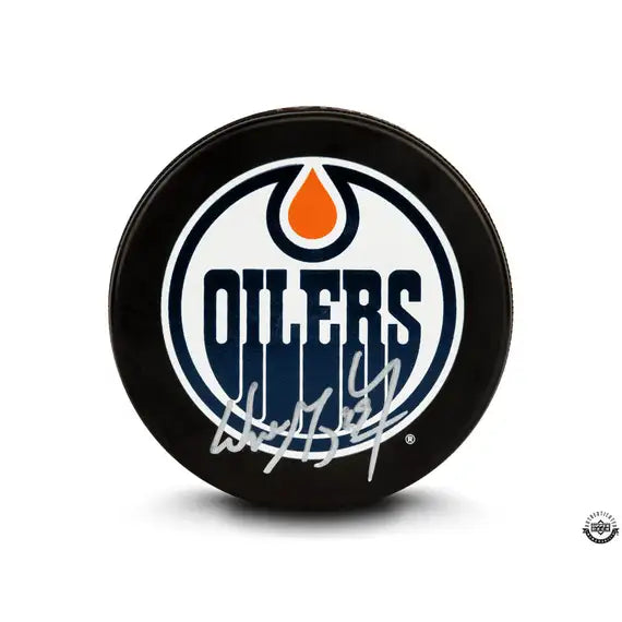 Wayne Gretzky Autographed Edmonton Oilers Puck  (Upper Deck Authenticated) | Eastridge Sports Cards