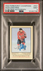 2022-23 Parkhurst Champions 51 Retros Autographs #R47 Alex Ovechkin PSA 9 | Eastridge Sports Cards