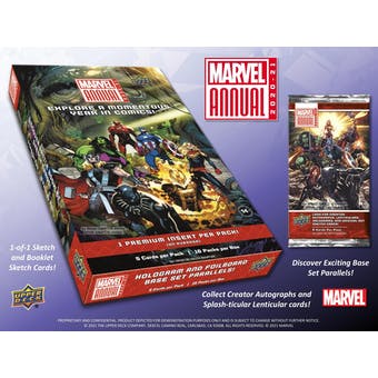 2020-21 Upper Deck Marvel Annual Hobby Box | Eastridge Sports Cards