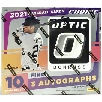 2021 Panini Donruss Optic Baseball Choice Box | Eastridge Sports Cards