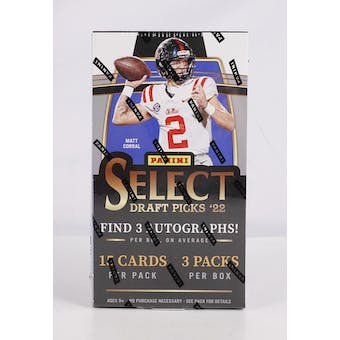 2022 Panini Select Draft Picks Football Hobby Box | Eastridge Sports Cards