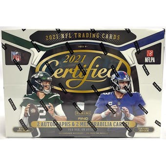 2021 Panini Certified Football Hobby Box | Eastridge Sports Cards