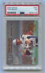 2000 Metal #267 Tom Brady PSA 7 (Rookie) | Eastridge Sports Cards