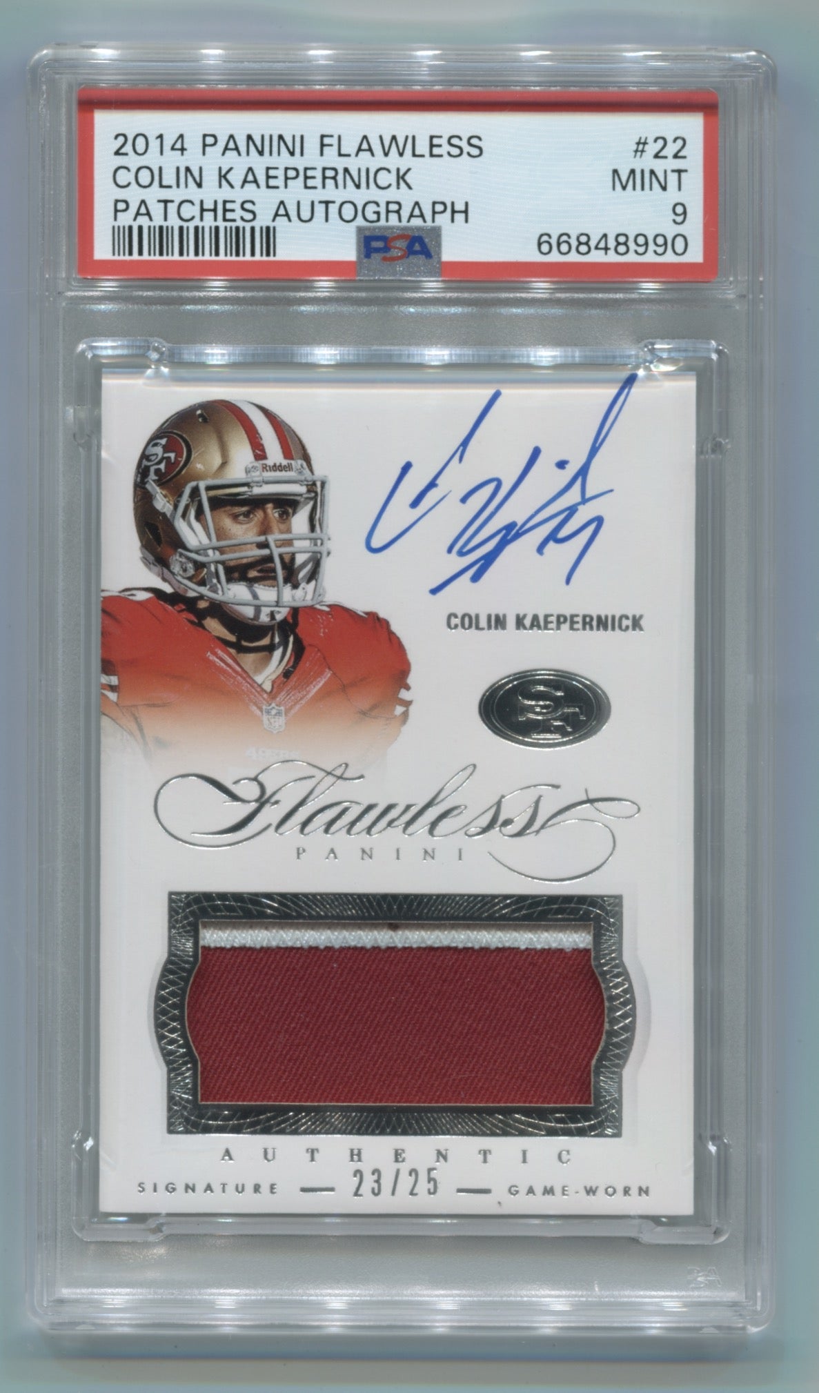 Colin Kaepernick Autographed Card 