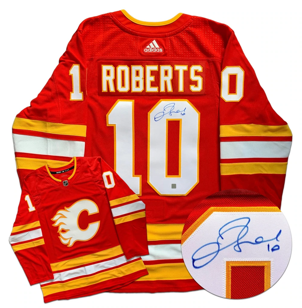 Gary Roberts Calgary Flames Autographed Adidas Pro Jersey – Eastridge Sports  Cards